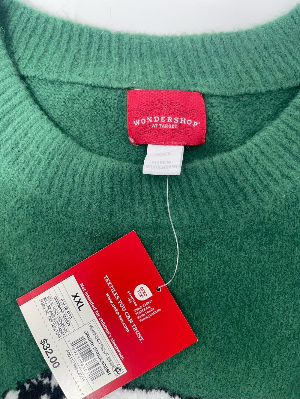 Wondershop Green Women’s Sweater - Cozy Crewneck